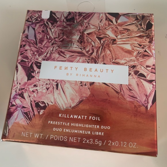 FENTY BEAUTY by Rihanna KILLAWATT FOIL Freestyle Highlighter Duo POOLSIDE NIB - Picture 2 of 3